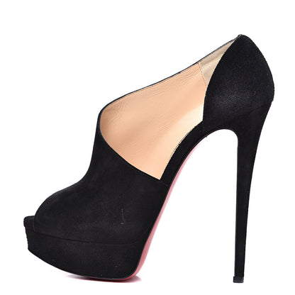 Christian Louboutin Veau Velours Verita 150 Booties 39 Black 1 of 9
