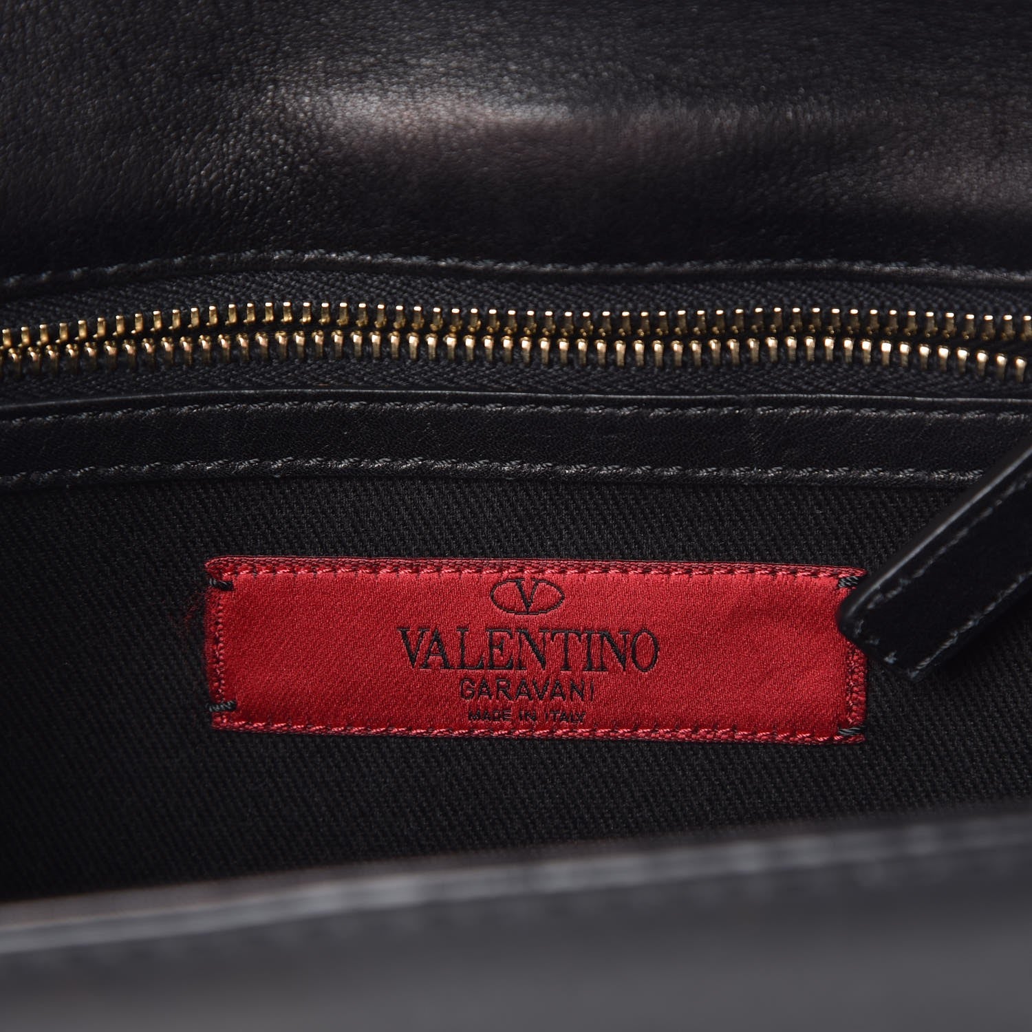 Valentino Garavani Vitello Small Glam Lock Rockstud Flap Black 8 of 11