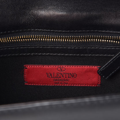Valentino Garavani Vitello Small Glam Lock Rockstud Flap Black 8 of 11