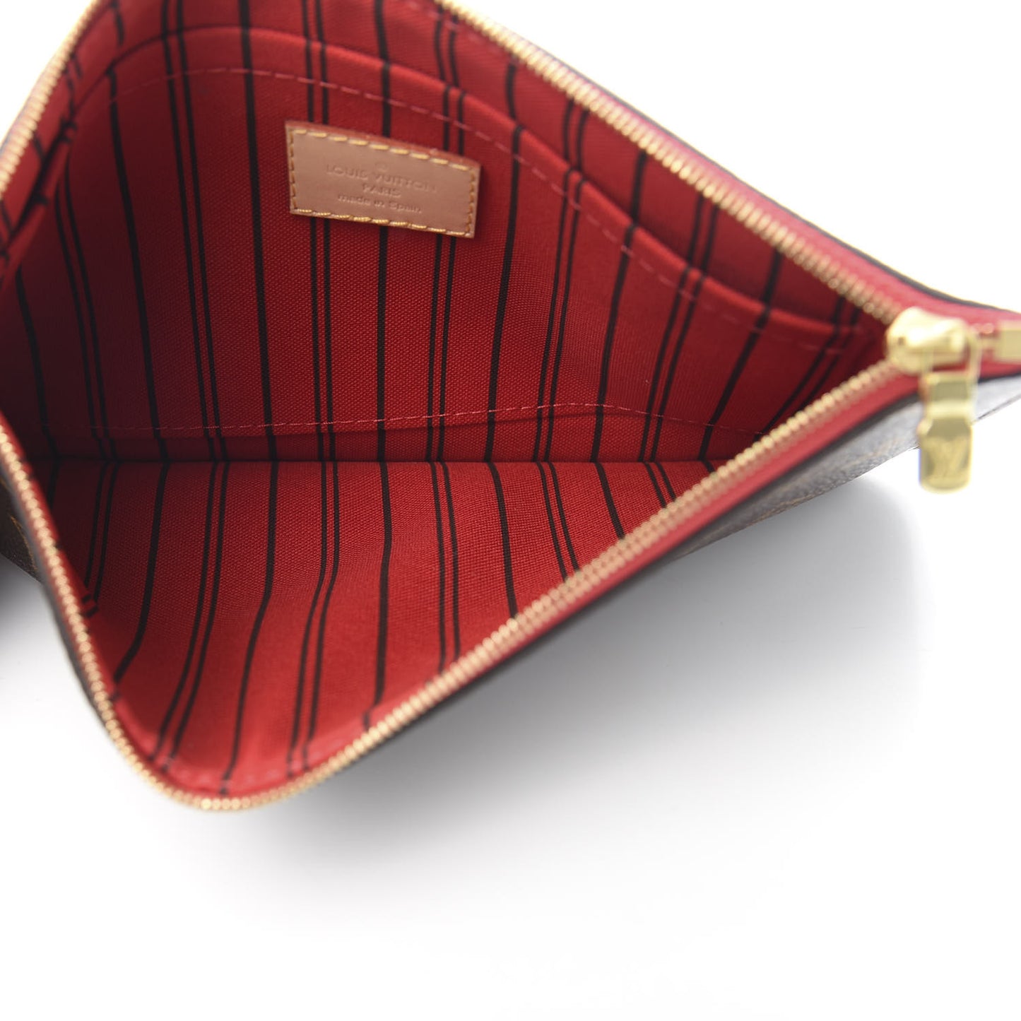 Monogram Neverfull MM GM Pochette Cherry