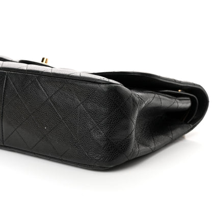 Chanel Caviar Quilted Jumbo Double Flap Black 9 of 11