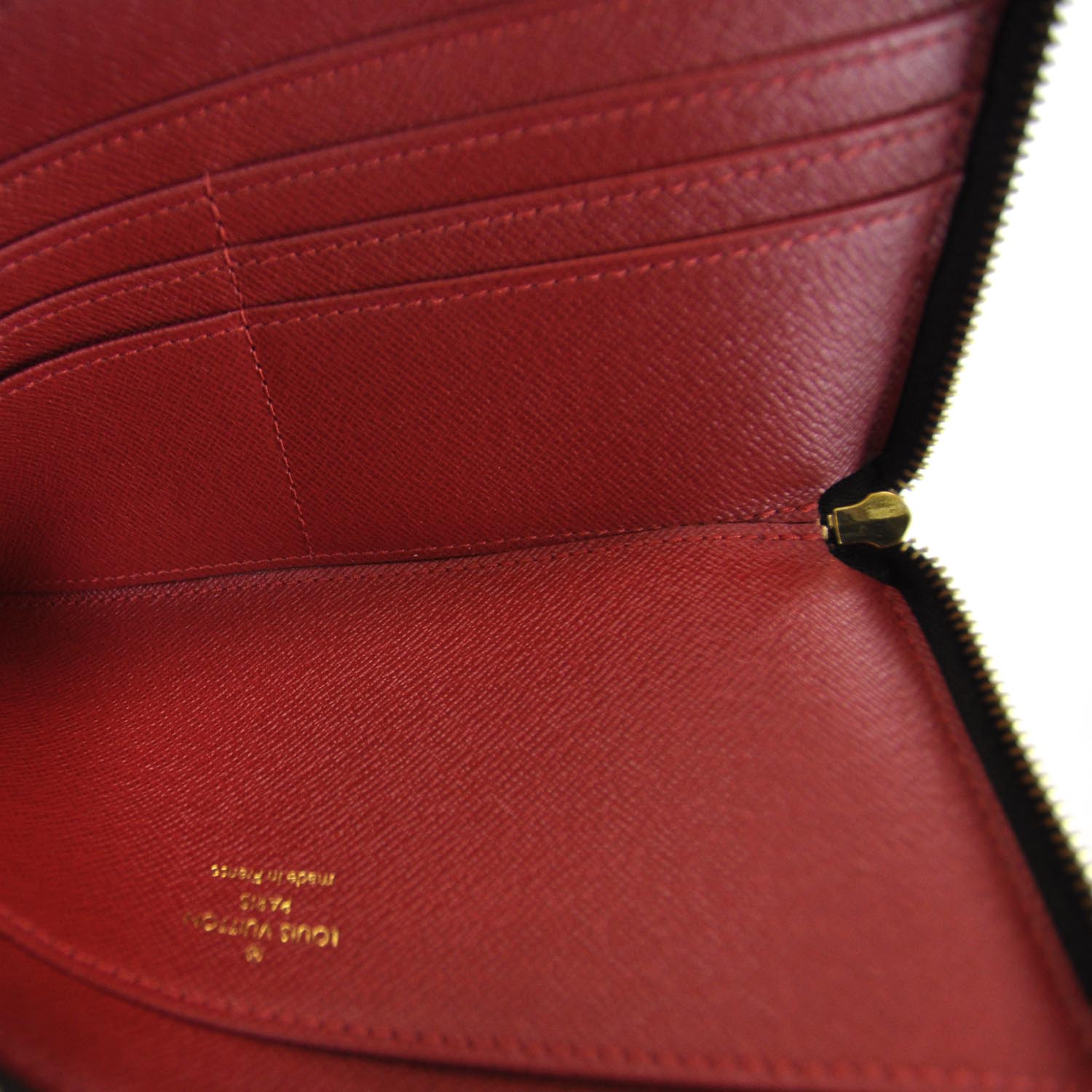 Louis Vuitton Damier Ebene Complice Trunks and Bags Wallet Red 9 of 12