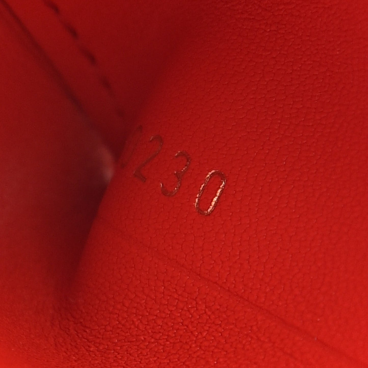Monogram Medium Kirigami Pochette Insert Coquelicot