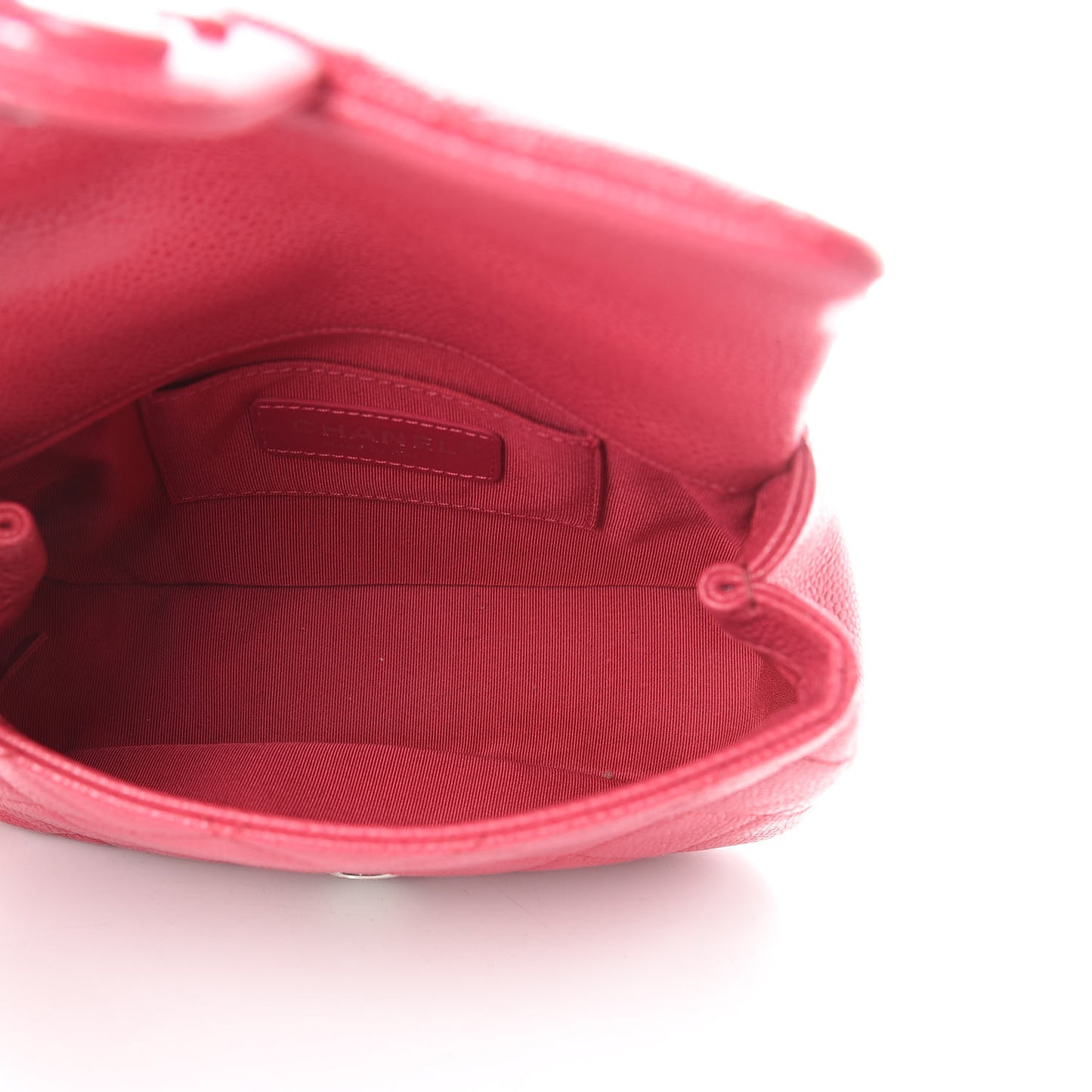 Caviar Quilted Mini Incognito Square Flap Dark Pink