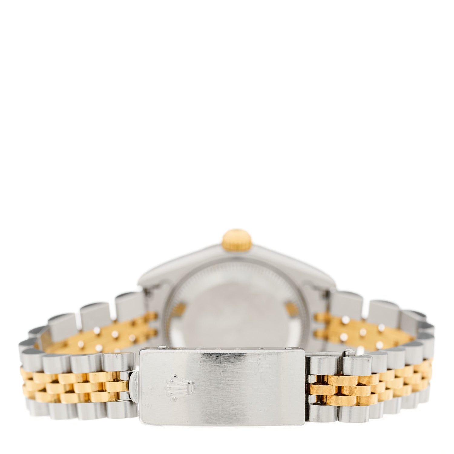 Rolex Stainless Steel 18K Yellow Gold 26mm Oyster Perpetual Datejust Watch White 69173 3 of 4