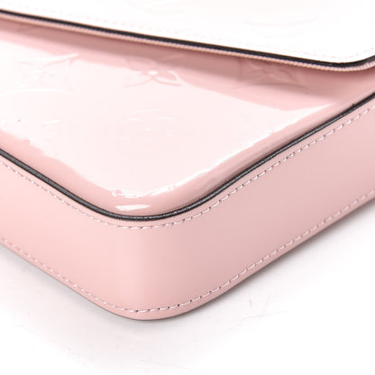 Louis Vuitton Vernis Felicie Chain Wallet Rose Ballerine 6 of 8