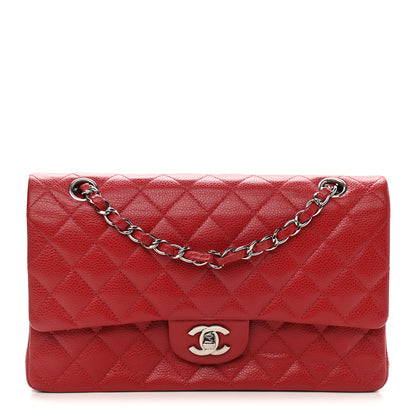Chanel Caviar Quilted Medium Double Flap Red 1 of 10