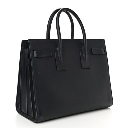 Saint Laurent Grained Calfskin Small Sac De Jour Black 3 of 14
