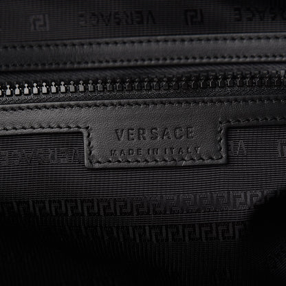 Versace Nylon Baroque Print Tote Black 6 of 9