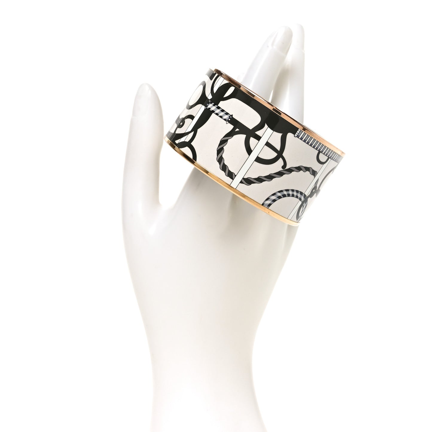 Enamel Printed Extra Wide Bracelet 65