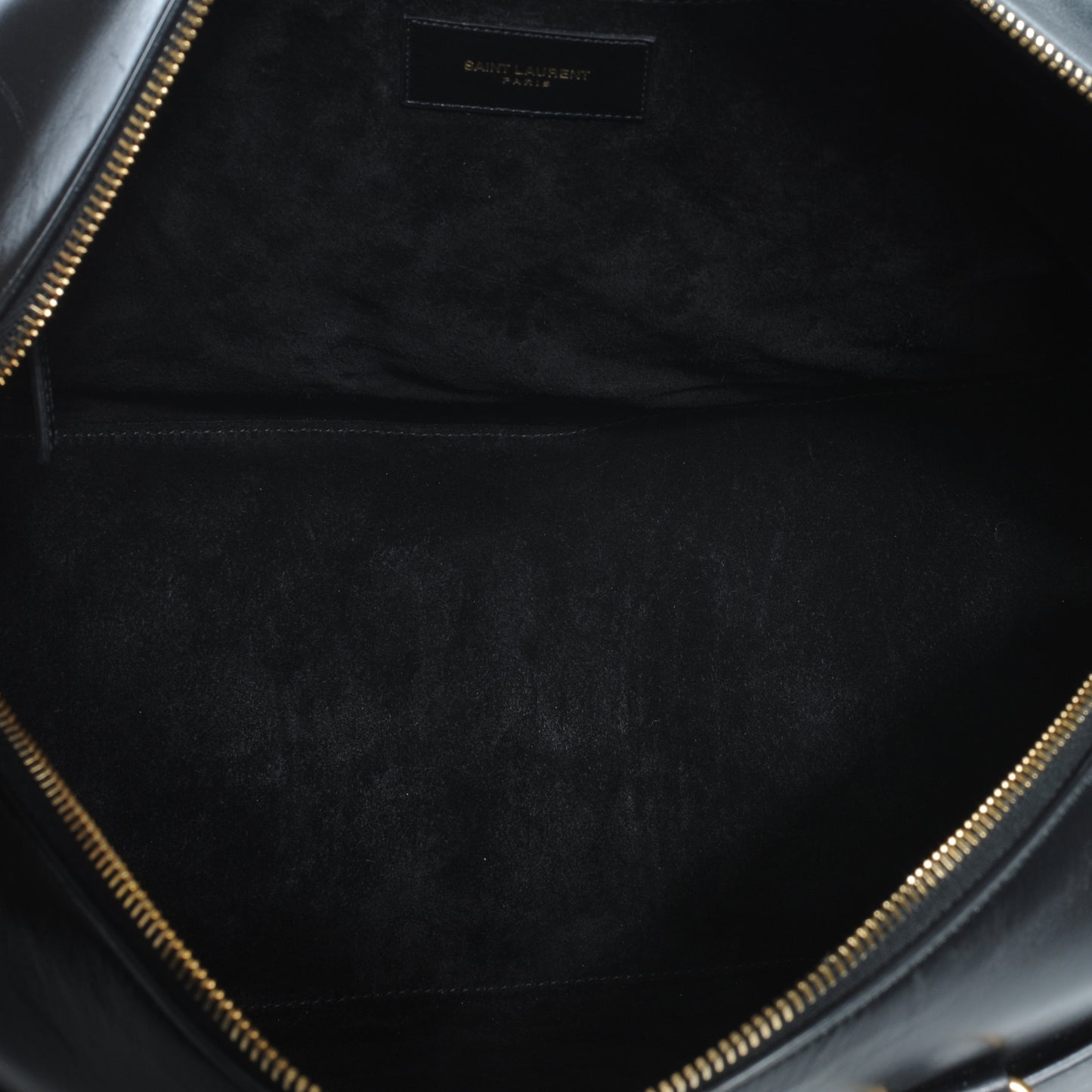 Leather Classic Duffle 12 Bag Black