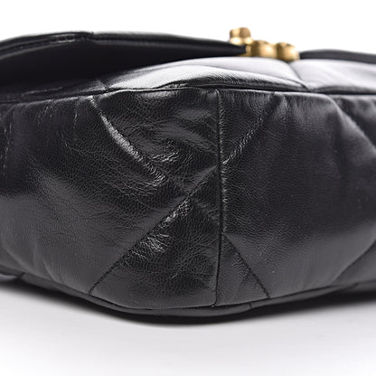 Chanel Lambskin Quilted Medium 19 Flap Black 8 of 11