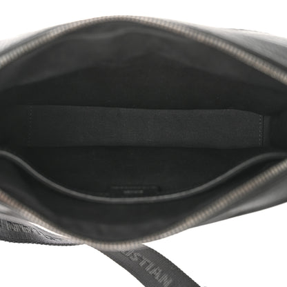 Christian Dior Grained Calfskin Embossed Dior Gravity Rider Zipped 2.0 Messenger Black 5 of 12