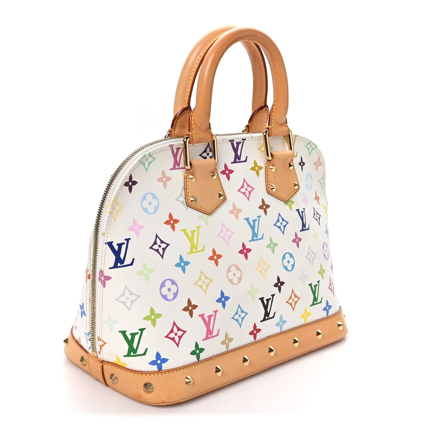 Monogram Multicolor Alma PM White