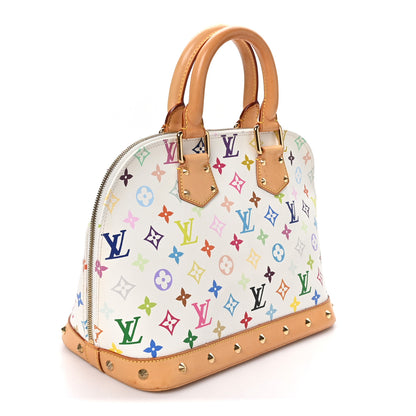 Louis Vuitton Monogram Multicolor Alma PM White 3 of 12