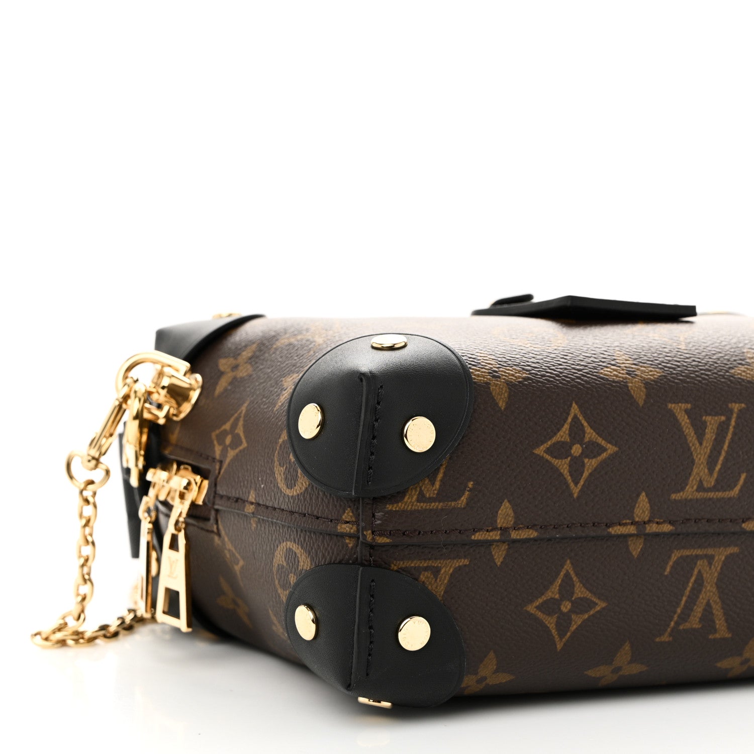 Louis Vuitton Monogram Petite Malle Souple Black 8 of 9