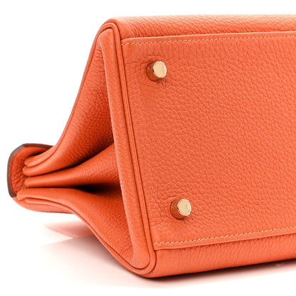 Hermes Togo Shoulder Kelly 40 Orange 9 of 11