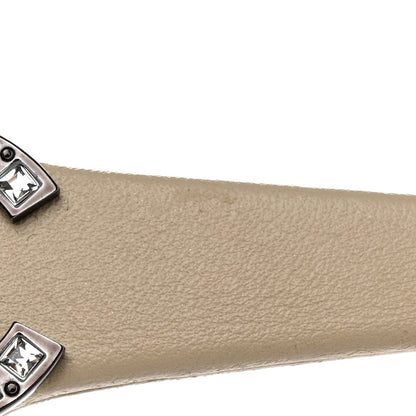 Chanel Acetate Lambskin Crystal Baguette Chain CC Sunglasses 5457-Q-A Black Beige 9 of 13