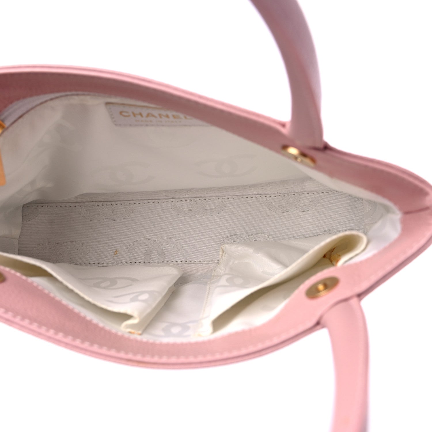 Chanel Caviar CC Tote Pink 5 of 14