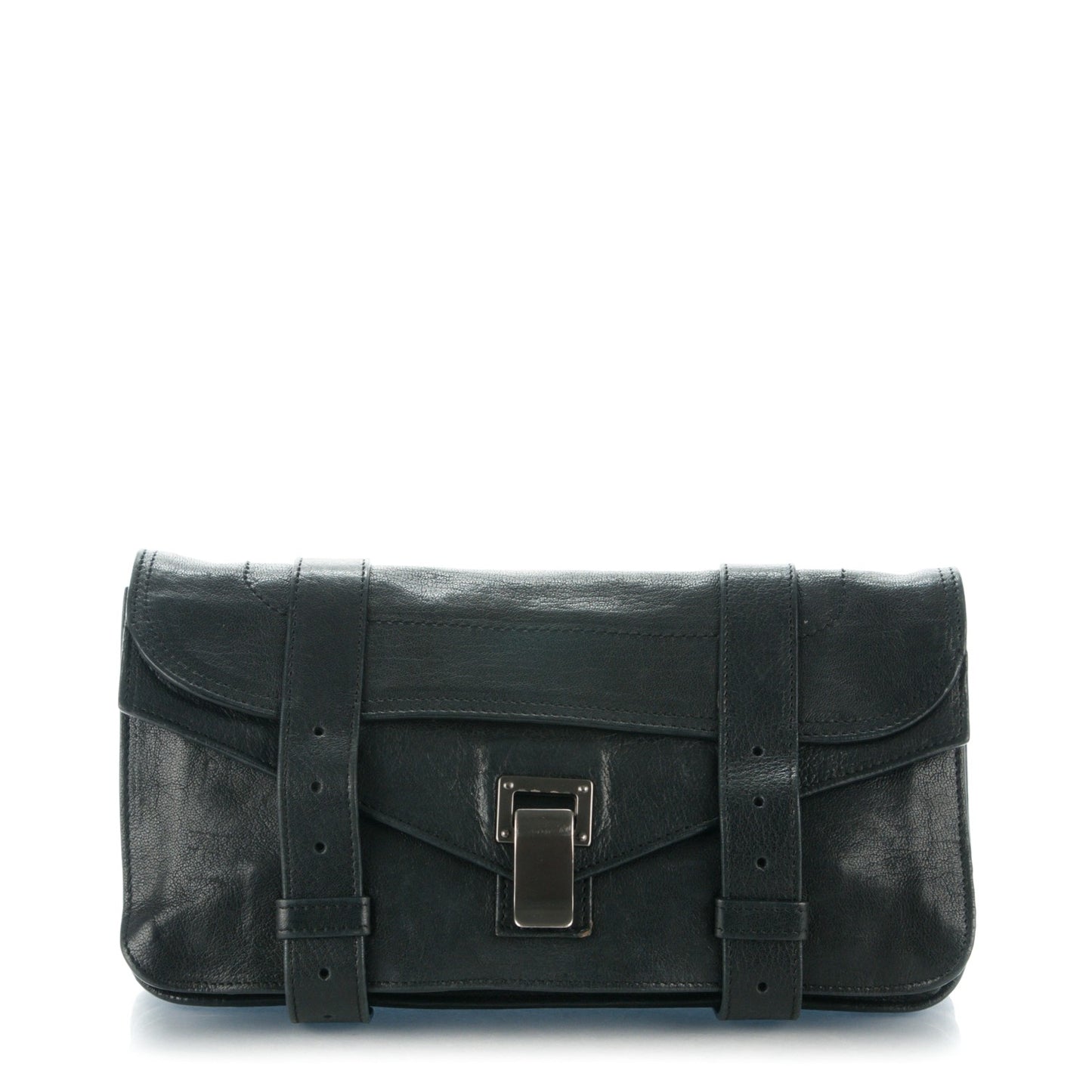 Lambskin PS1 Pochette Clutch Black