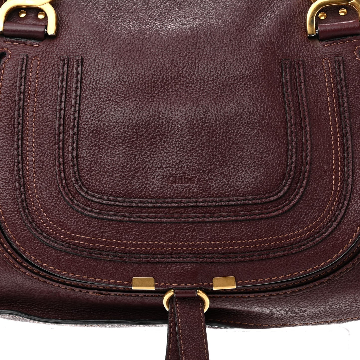 Calfskin Medium Marcie Satchel Dark Velvet