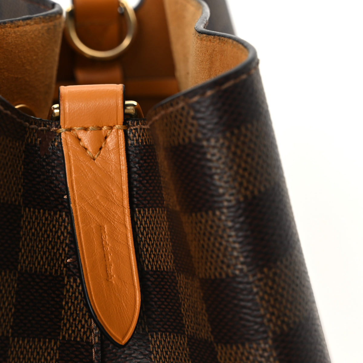 Louis Vuitton Damier Ebene Neonoe MM Safran 6 of 9