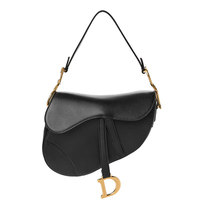 Christian Dior Calfskin Saddle Bag Black 1 of 10