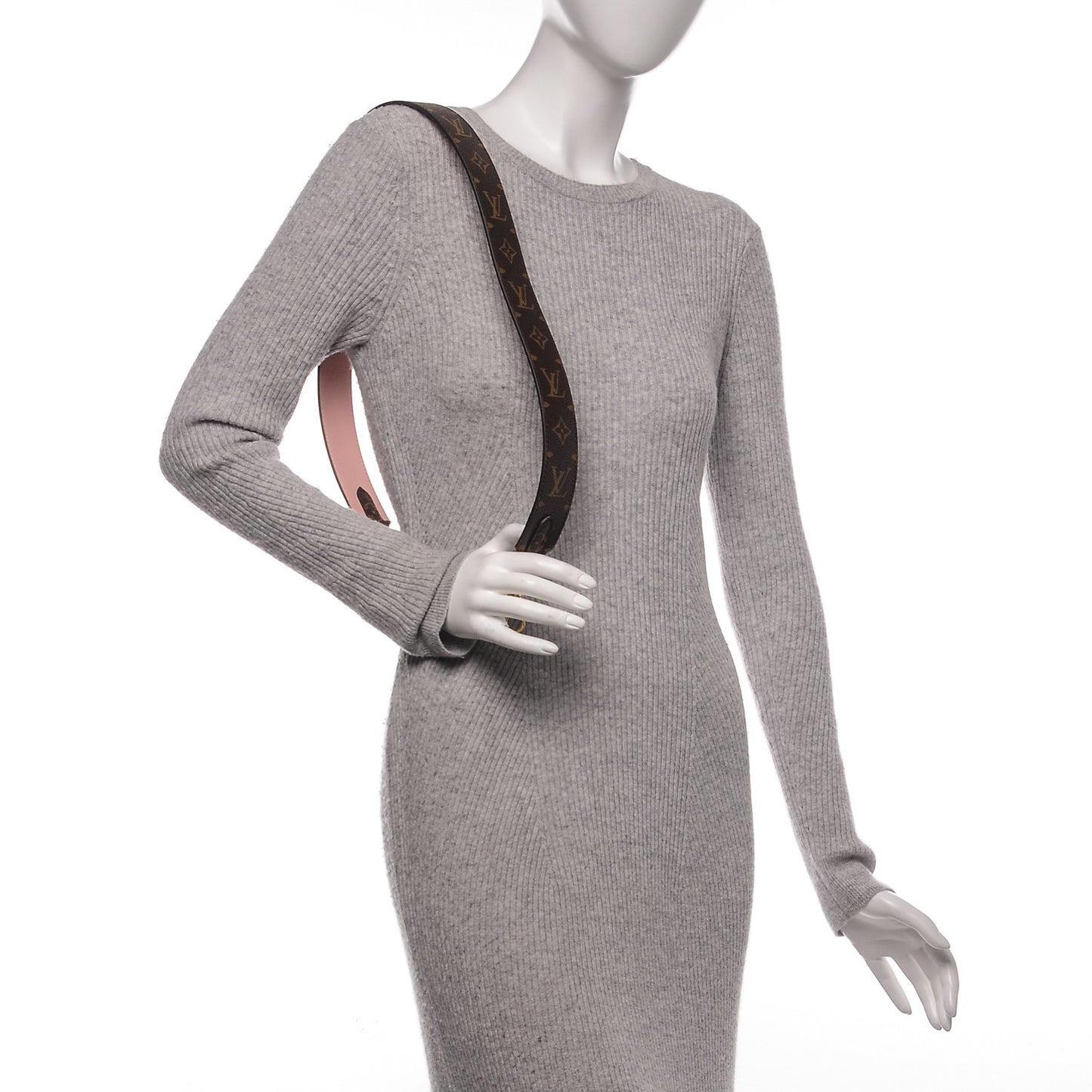 Monogram Bandouliere Shoulder Strap Rose Poudre