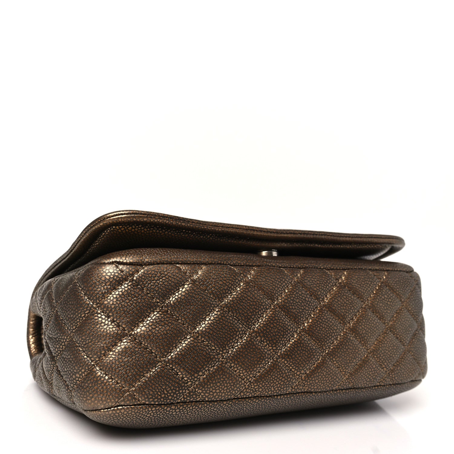Chanel Metallic Caviar Medium Timeless CC Flap Bronze Bronze 4 of 11