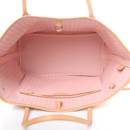 Louis Vuitton Damier Azur Neo Neverfull MM Rose Ballerine 5 of 12