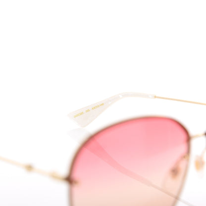 Gucci Square Frame Sunglasses GG0228S Pink 5 of 8