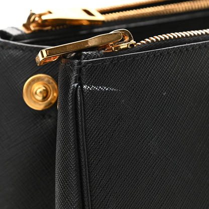 Prada Saffiano Lux Large Galleria Double Zip Tote Black 13 of 19