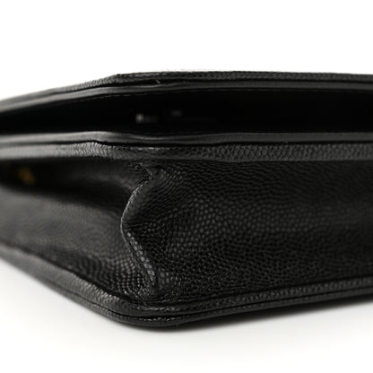Chanel Caviar Quilted Boy Wallet On Chain WOC Black 10 of 13