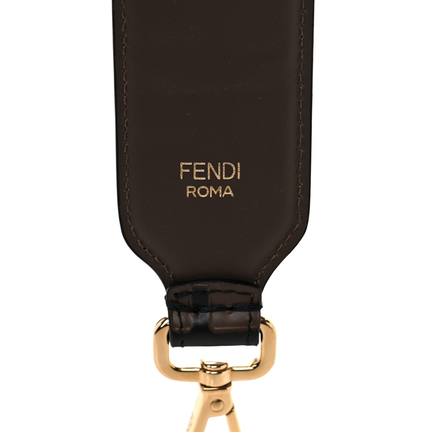 Calfskin FF 1974 Embossed Mini Strap You Maya Black