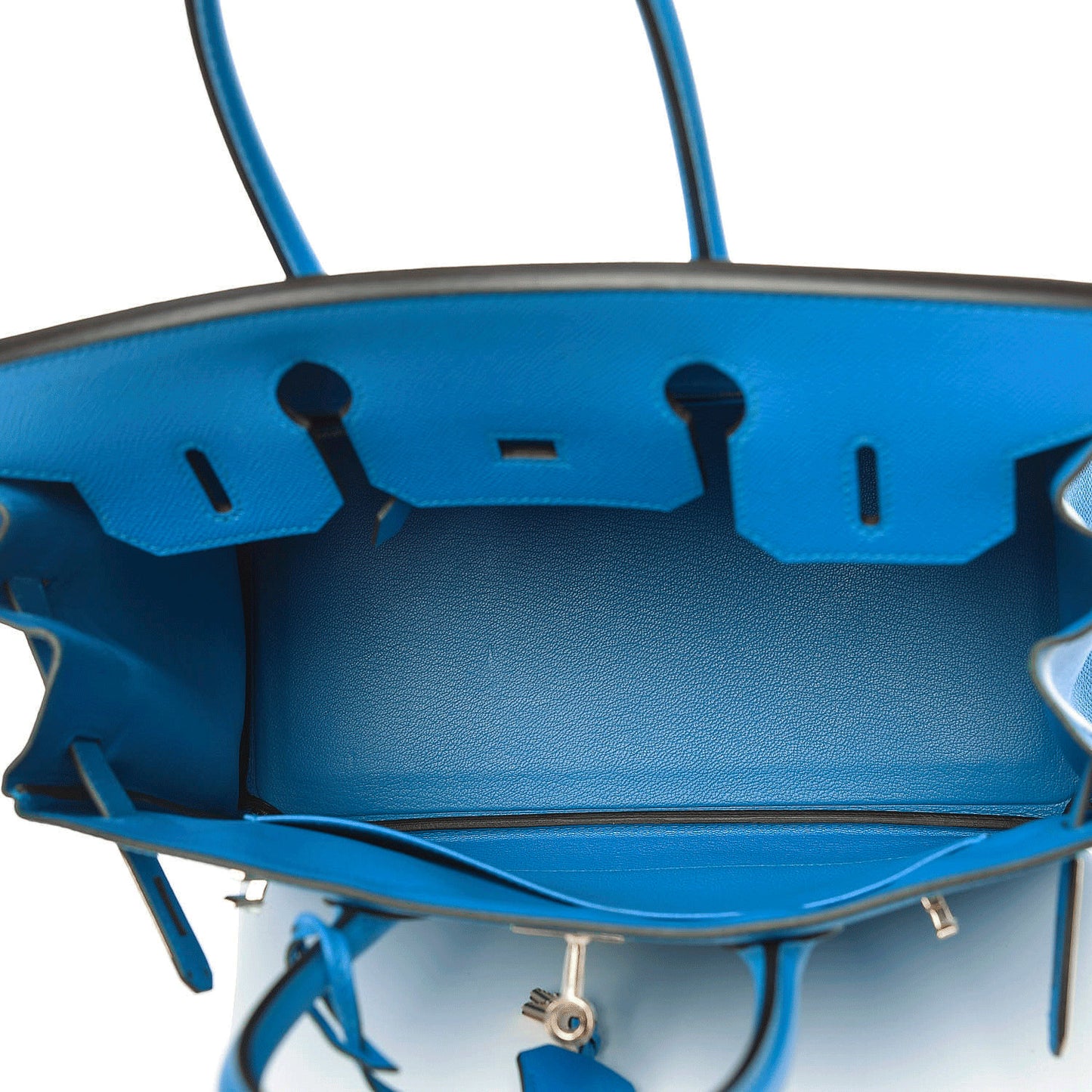 Epsom Birkin 30 Bleu Zanzibar