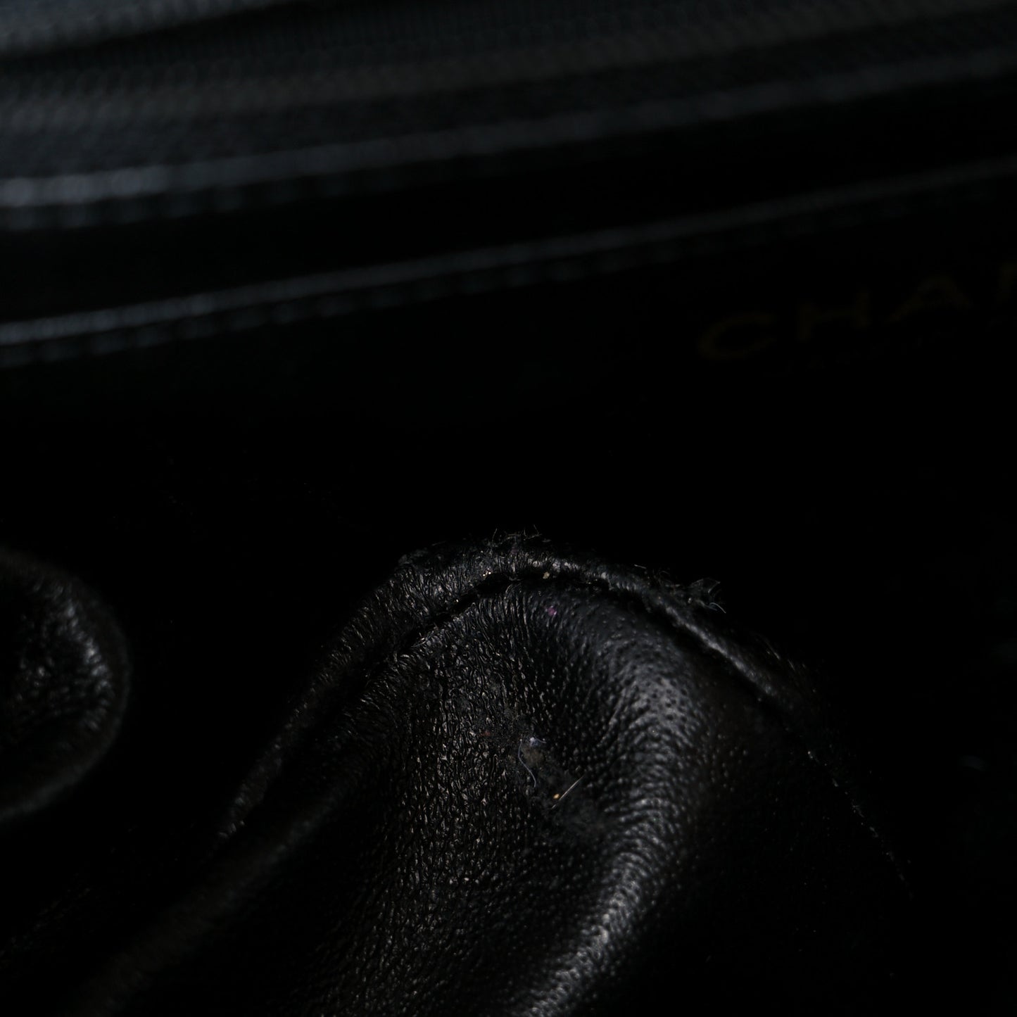 Caviar Quilted Mini Square Flap Black