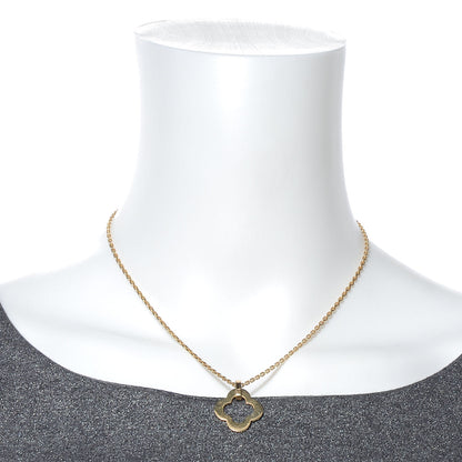 Van Cleef & Arpels 18K Yellow Gold Byzantine Alhambra Pendant Necklace 2 of 6