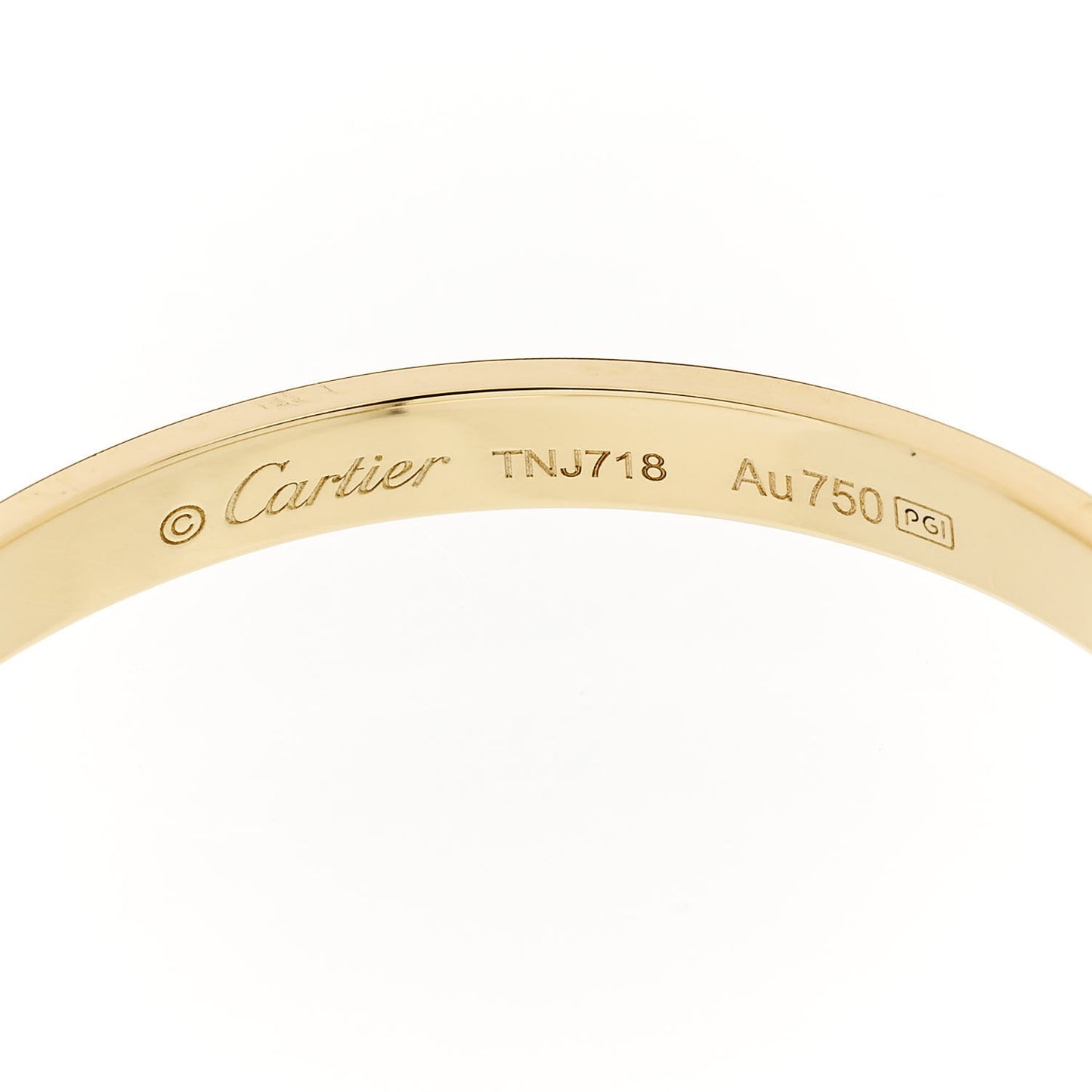 18K Yellow Gold Large LOVE Hoop Earrings