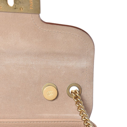 Chanel Grained Calfskin Archi Chic Flap Beige 13 of 17