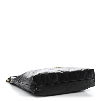 Chanel Shiny Calfskin Quilted Small Chanel 22 Black 5 of 12