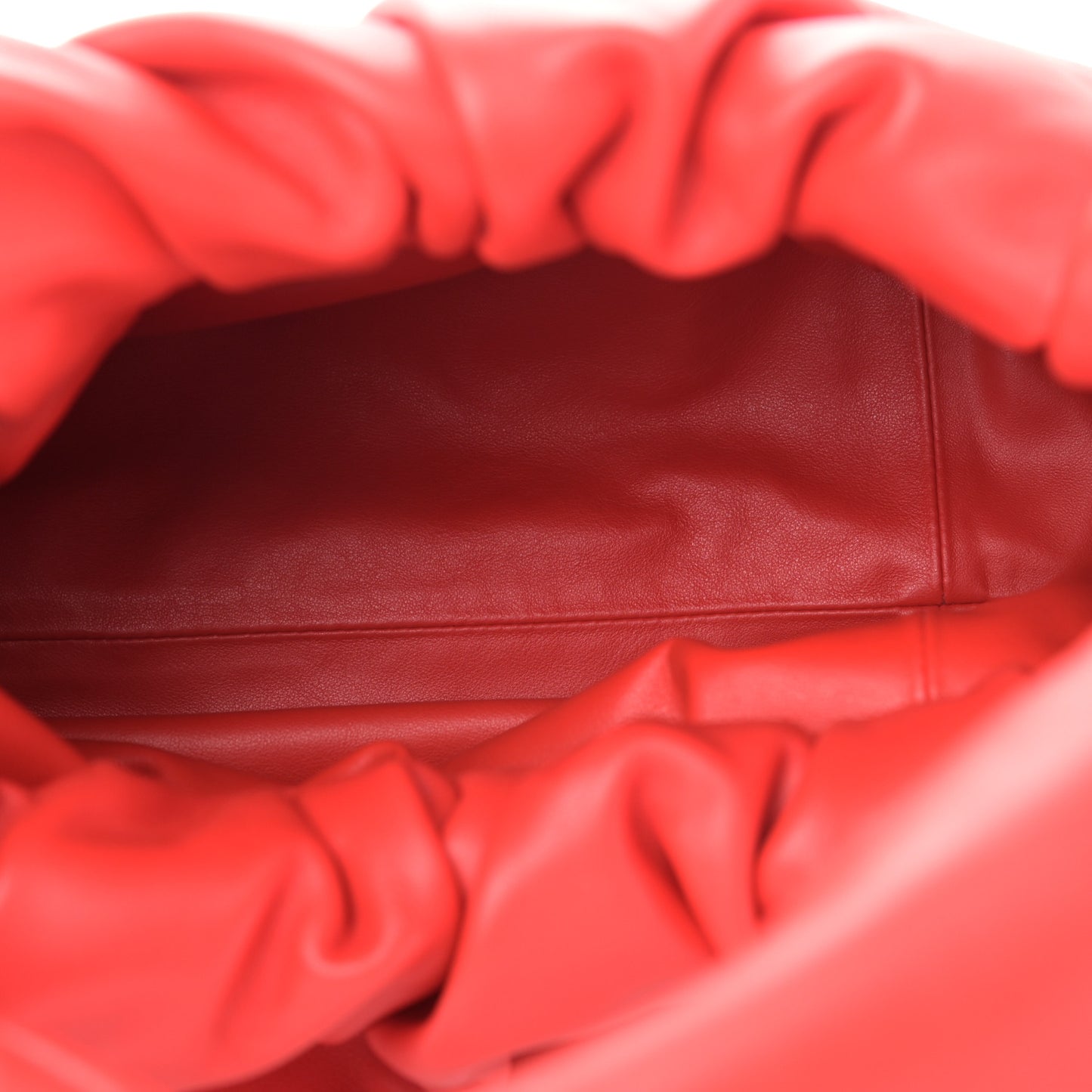 Smooth Butter Calfskin Small The Shoulder Pouch Red