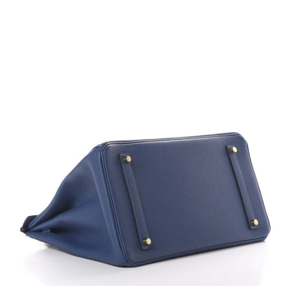 Hermes Togo Birkin 35 Deep Bleu 3 of 12
