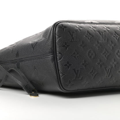 Louis Vuitton Empreinte Monogram Giant Neverfull MM Black 8 of 10