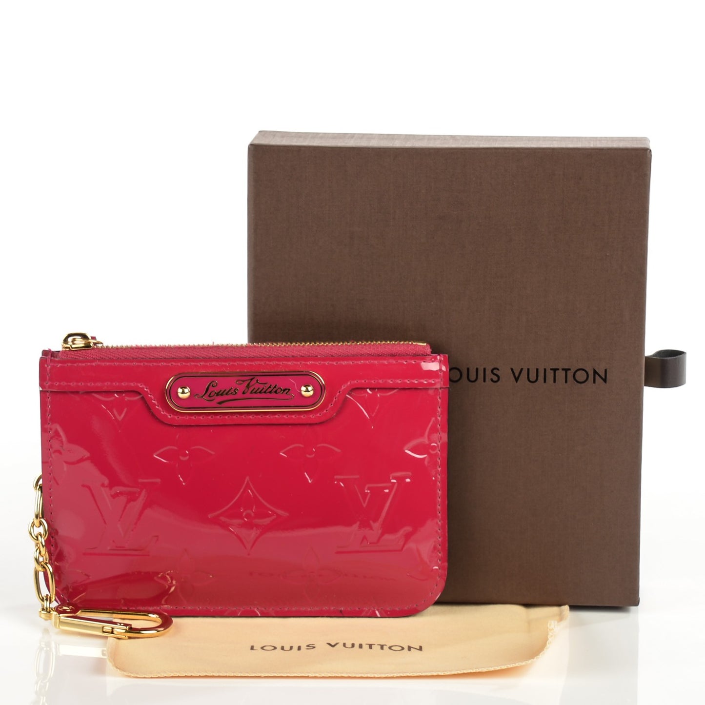 Vernis Key Pouch Rose Indien