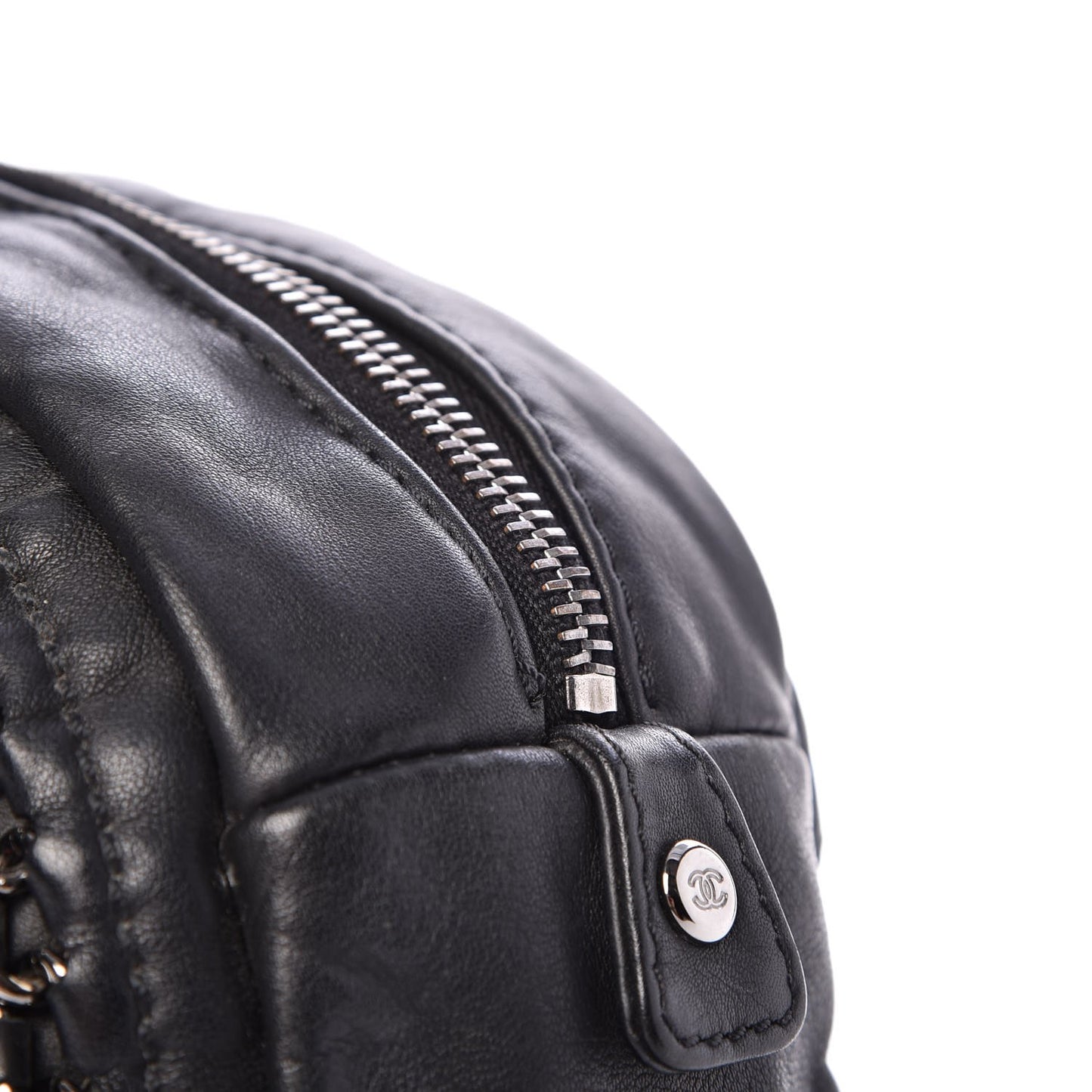 Smooth Calfskin Petit Luxe Ligne Bowler Black
