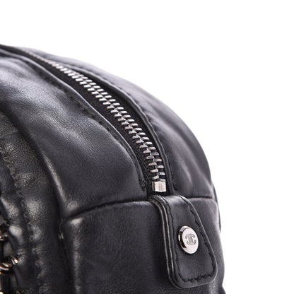 Chanel Smooth Calfskin Petit Luxe Ligne Bowler Black 8 of 8