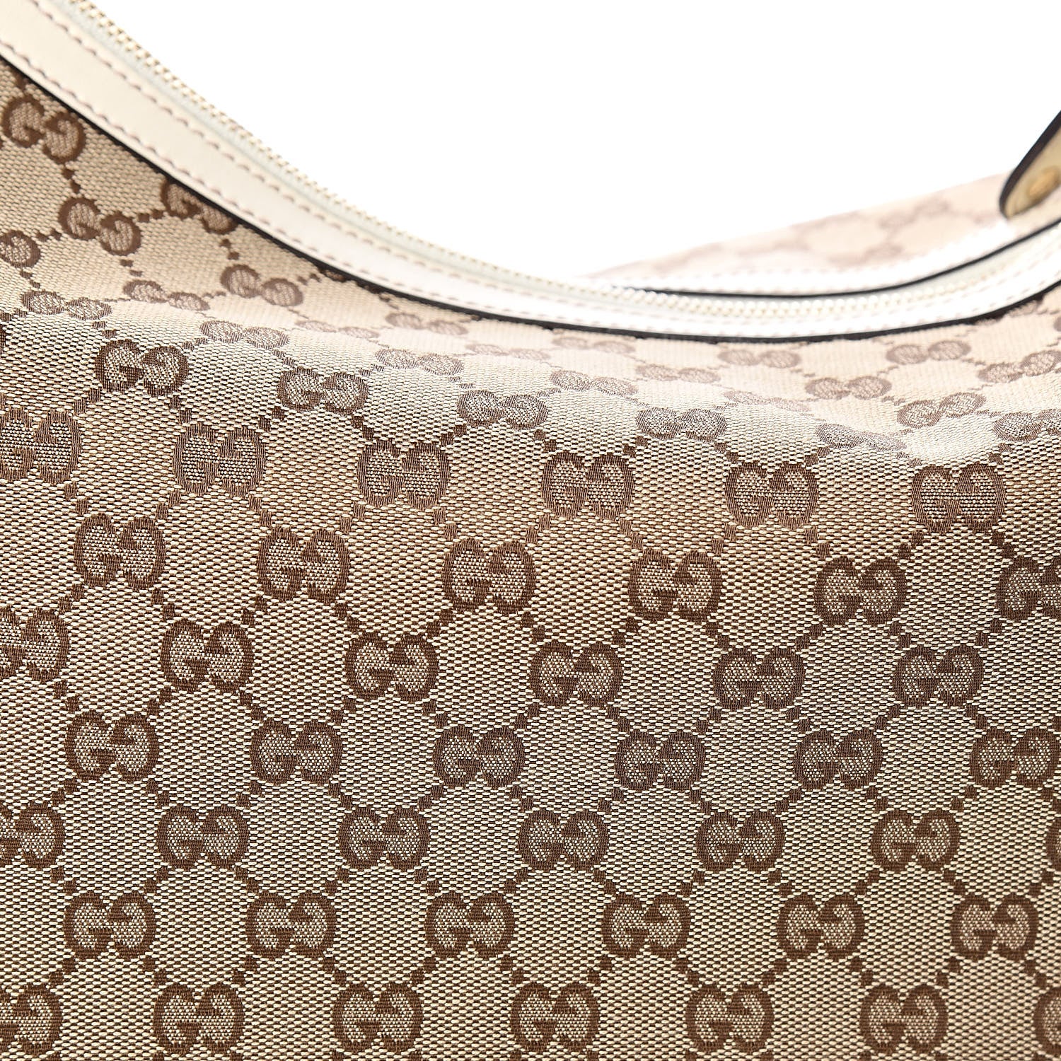 Gucci Monogram Medium Pelham Hobo Off White 10 of 10