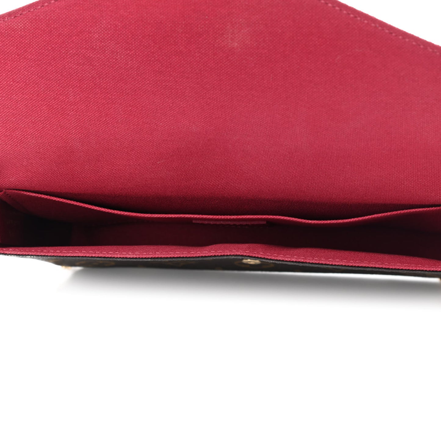 Monogram Pochette Felicie Chain Wallet Fuchsia