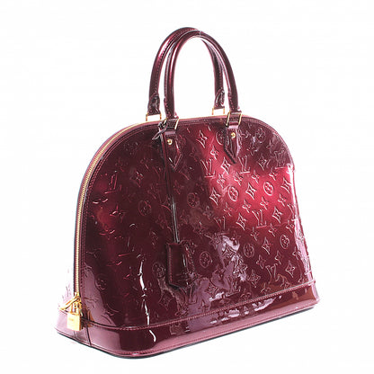Louis Vuitton Vernis Alma GM Rouge Fauviste 10 of 11