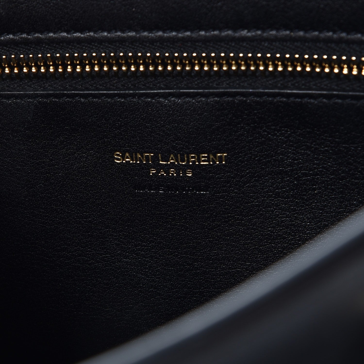 Saint Laurent Smooth Calfskin Small Cabas Monogram Black 6 of 11
